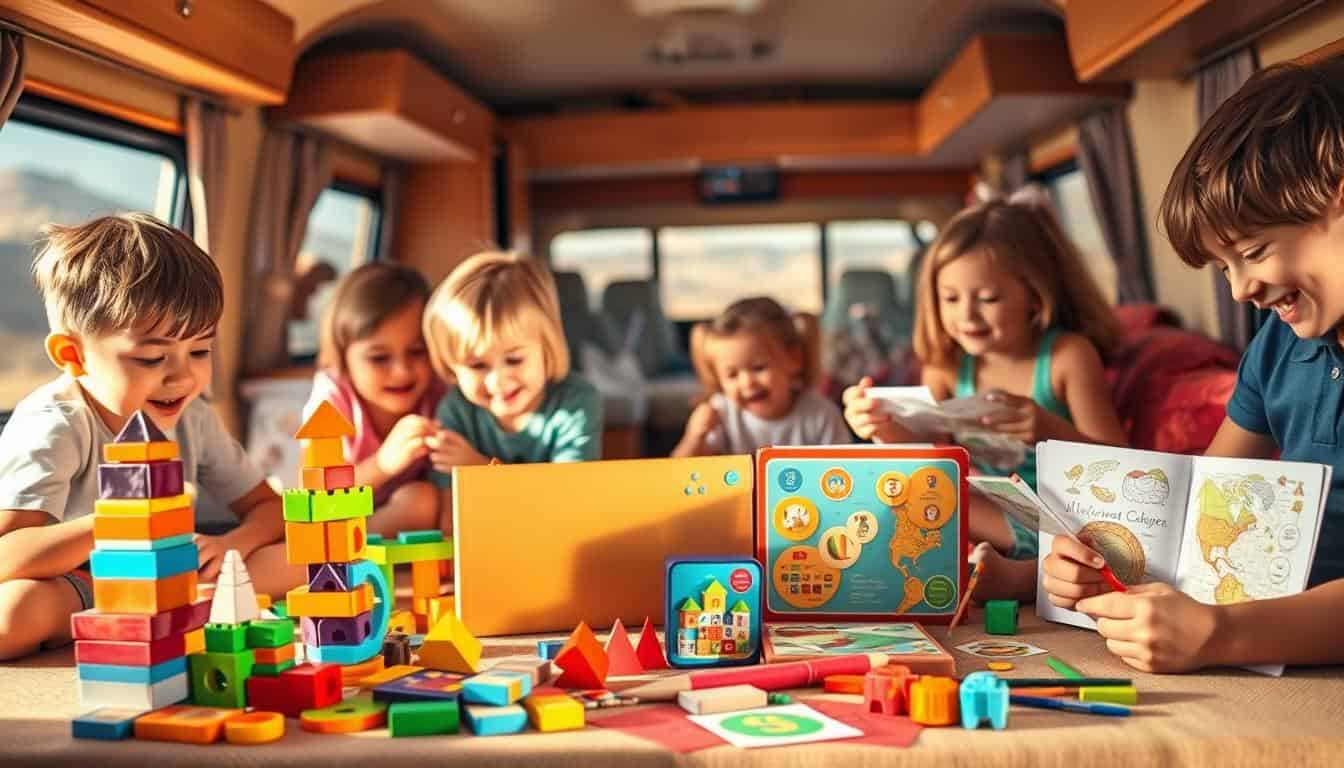 Giochi creativi bambini in viaggio
